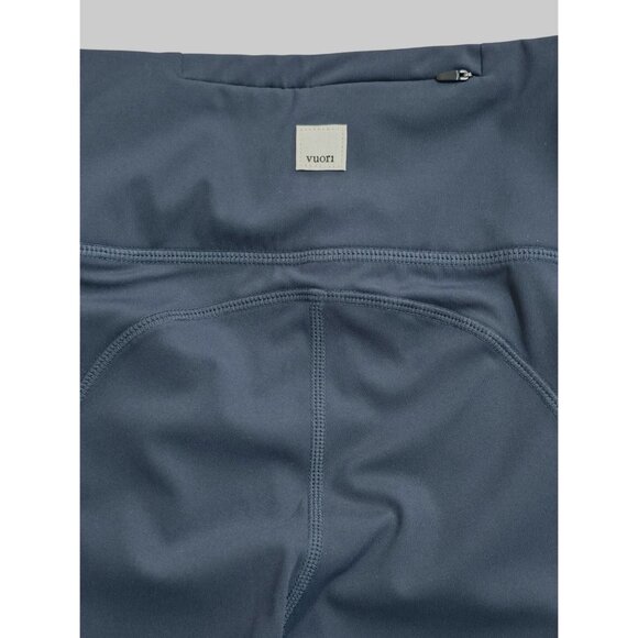 Vuori Stride Navy Blue Athletic High Rise Leggings Side Pocket Women's Sz XS - Picture 6 of 10